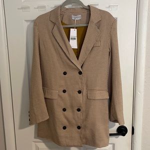 Gingham Blazer Dress